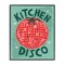 Stupell Industries Kitchen Disco Tomato Framed Giclee Wall Art Design by Lisa Perry Whitebutton